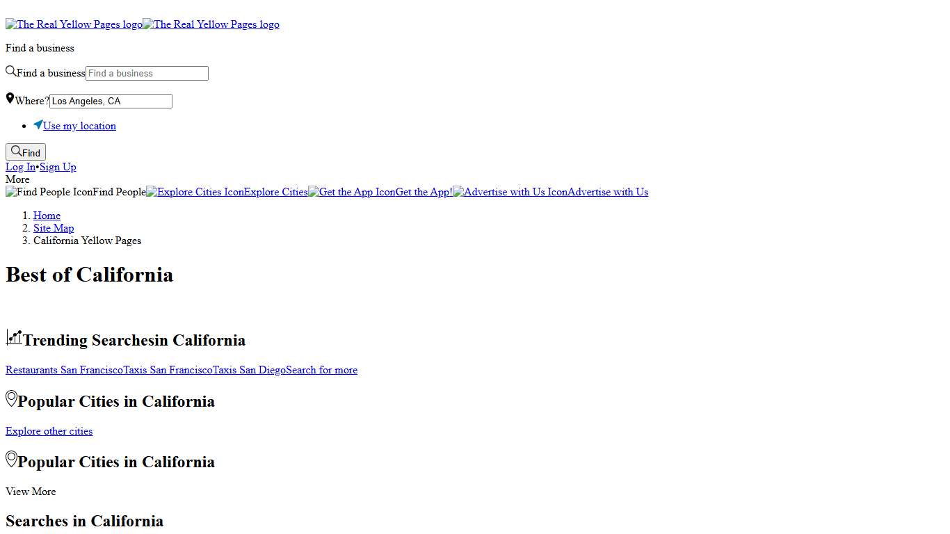 California Yellow Pages